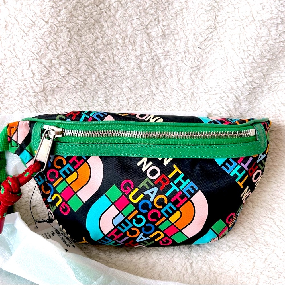 NWT Authentic Gucci x the North Face Limited Prints SM Belt Bag - Picture 2 of 7